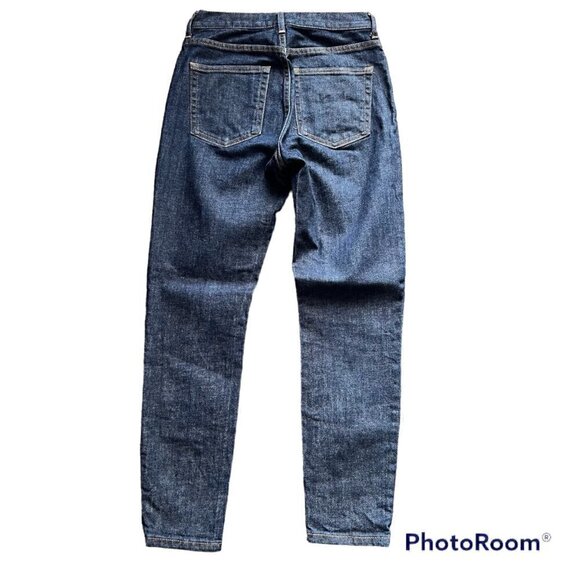 EVERLANE summer regular ankle high rise skinny blue jean. size 25 - Picture 3 of 8